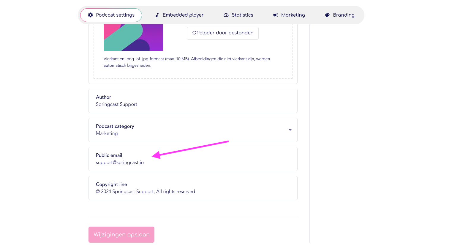 Public mailadress in RSS-feed.png